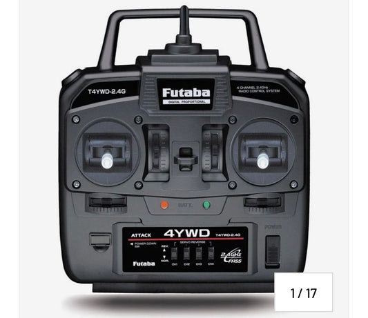 Futaba T4YWD 4-Channel Surface Radio With R214GFE RX