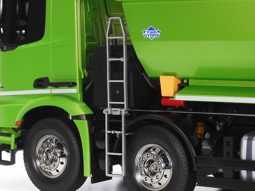 Tamiya 1/14 SCALE R/C MERCEDES-BENZ AROCS 4151 8x4 TIPPER TRUCK (CANDY GREEN EDITION)#47523