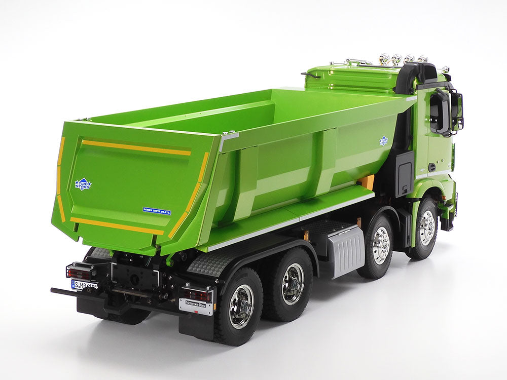 Tamiya 1/14 SCALE R/C MERCEDES-BENZ AROCS 4151 8x4 TIPPER TRUCK (CANDY GREEN EDITION)#47523