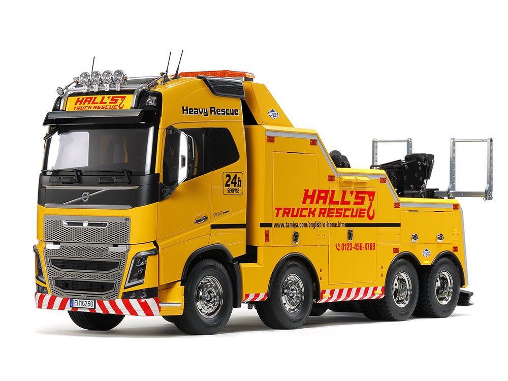 Tamiya 1/14 SCALE RADIO CONTROL VOLVO FH16 GLOBETROTTER 750 8x4 TOW TRUCK