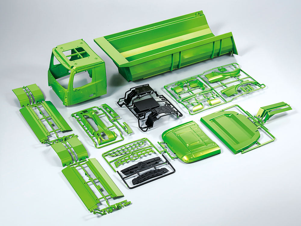 Tamiya 1/14 SCALE R/C MERCEDES-BENZ AROCS 4151 8x4 TIPPER TRUCK (CANDY GREEN EDITION)#47523