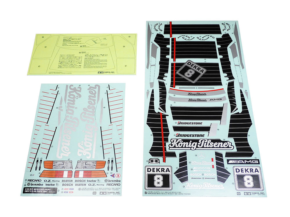 Tamiya 1/10 R/C MERCEDES-BENZ 190 E 2.5-16 EVO II 1991 (TT-02 CHASSIS)#58752