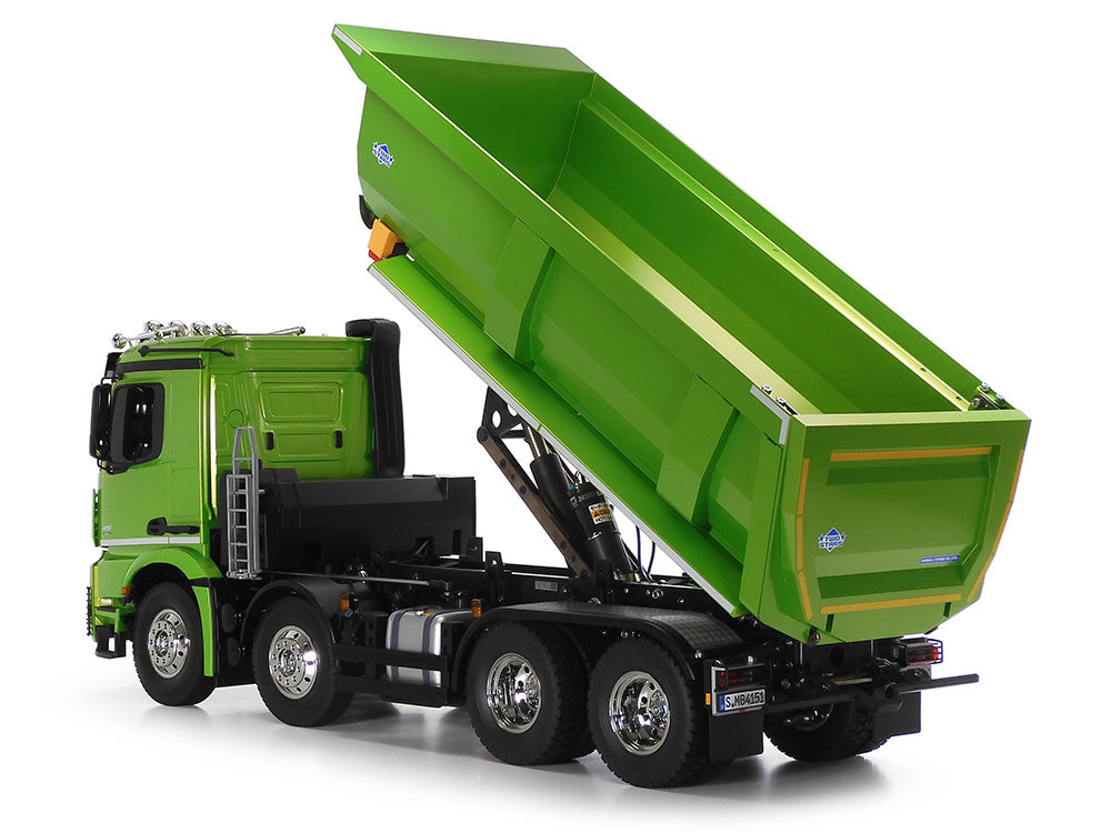 Tamiya 1/14 SCALE R/C MERCEDES-BENZ AROCS 4151 8x4 TIPPER TRUCK (CANDY GREEN EDITION)#47523